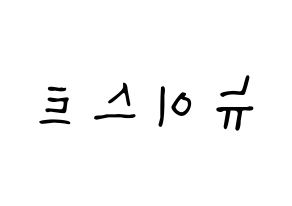 KPOP idol NU'EST Printable Hangul fan sign, concert board resources for LED Reversed
