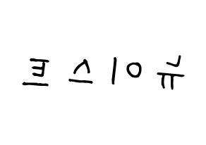 KPOP idol NU'EST Printable Hangul fan sign, concert board resources for light sticks Reversed
