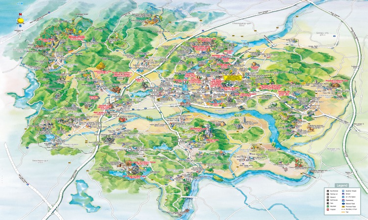 Buyeo whole city map