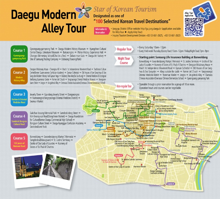 Daegu modern alley tour