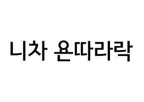 KPOP idol (G)I-DLE  민니 (Minnie Nicha Yontararak, Minnie) Printable Hangul name Fansign Fanboard resources for concert Normal