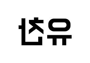 KPOP idol A.C.E  찬 (Kang Yu-chan, Chan) Printable Hangul name fan sign, fanboard resources for light sticks Reversed