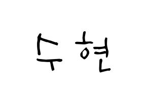 KPOP idol AKMU  이수현 (Lee Su-hyun, Lee Su-hyun) Printable Hangul name Fansign Fanboard resources for concert Normal