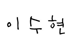 KPOP idol AKMU  이수현 (Lee Su-hyun, Lee Su-hyun) Printable Hangul name Fansign Fanboard resources for concert Normal