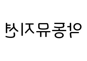 KPOP idol AKMU Printable Hangul Fansign Fanboard resources Reversed