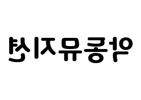 KPOP idol AKMU Printable Hangul fan sign & concert board resources Reversed