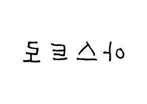 KPOP idol ASTRO Printable Hangul Fansign concert board resources Reversed