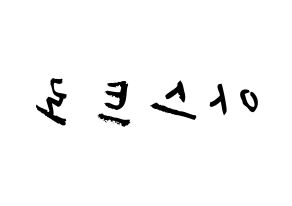 KPOP idol ASTRO Printable Hangul fan sign & concert board resources Reversed