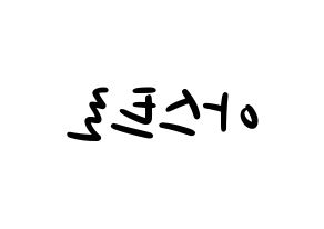 KPOP idol ASTRO Printable Hangul fan sign, concert board resources for LED Reversed