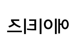 KPOP idol ATEEZ Printable Hangul Fansign Fanboard resources Reversed