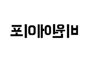 KPOP idol B1A4 Printable Hangul fan sign & fan board resources Reversed