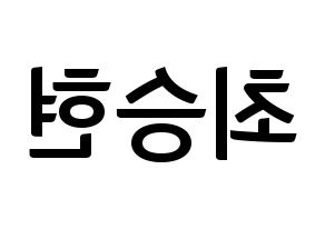 KPOP idol BIGBANG  탑 (Choi Seung-hyun, T.O.P) Printable Hangul name fan sign, fanboard resources for concert Reversed