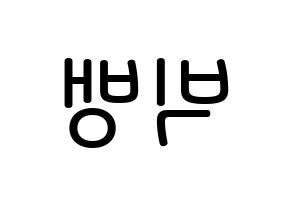 KPOP idol BIGBANG Printable Hangul Fansign Fanboard resources Reversed
