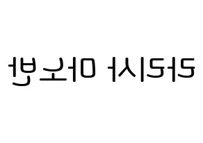 KPOP idol Black Pink  리사 (Lalisa Manoban, Lisa) Printable Hangul name Fansign Fanboard resources for concert Reversed