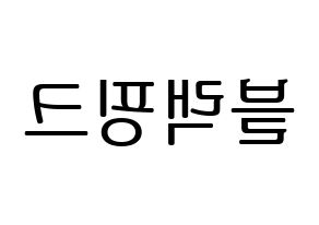 KPOP idol Black Pink Printable Hangul fan sign, fanboard resources for LED Reversed