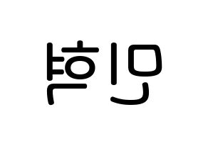 KPOP idol Block B  비범 (Lee Min-hyuk, B-BOMB) Printable Hangul name Fansign Fanboard resources for concert Reversed
