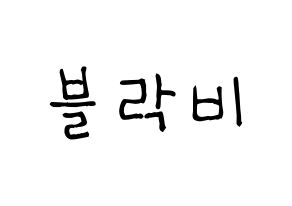 KPOP idol Block B Printable Hangul Fansign concert board resources Normal