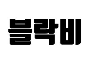 KPOP idol Block B Printable Hangul fan sign, fanboard resources for light sticks Normal