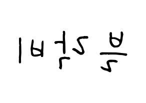 KPOP idol Block B Printable Hangul fan sign, concert board resources for light sticks Reversed