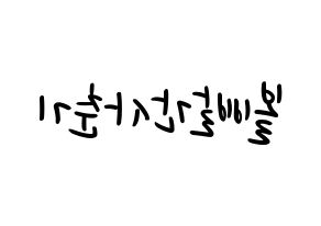 KPOP idol Bolbbalgan4 Printable Hangul fan sign, concert board resources for LED Reversed
