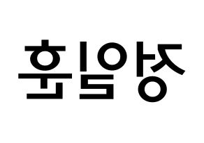 KPOP idol BTOB  일훈 (Jung Il-hoon, Ilhoon) Printable Hangul name Fansign Fanboard resources for concert Reversed