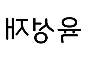 KPOP idol BTOB  성재 (Yook Sung-jae, Sungjae) Printable Hangul name Fansign Fanboard resources for concert Reversed