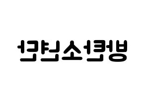 KPOP idol BTS Printable Hangul fan sign & concert board resources Reversed