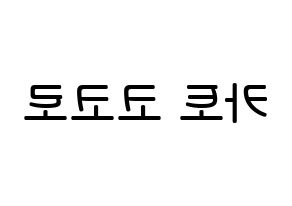 KPOP idol Cherry Bullet  코코로 (Kato Kokoro, Kokoro) Printable Hangul name Fansign Fanboard resources for concert Reversed