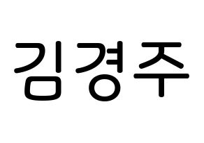 KPOP idol Cherry Bullet  미래 (Kim Kyung-joo, Mi Rae) Printable Hangul name Fansign Fanboard resources for concert Normal