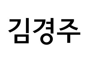 KPOP idol Cherry Bullet  미래 (Kim Kyung-joo, Mi Rae) Printable Hangul name Fansign Fanboard resources for concert Normal