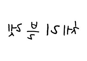 KPOP idol Cherry Bullet Printable Hangul fan sign, concert board resources for light sticks Reversed