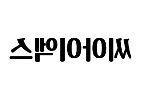 KPOP idol CIX Printable Hangul fan sign, fanboard resources for light sticks Reversed