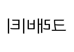 KPOP idol CRAVITY Printable Hangul fan sign, fanboard resources for light sticks Reversed