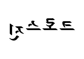 KPOP idol CROSS GENE Printable Hangul fan sign, concert board resources for LED Reversed