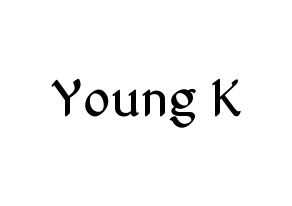 KPOP idol DAY6  Young K (Kang Young-hyun, Young K) Printable Hangul name fan sign, fanboard resources for LED Normal