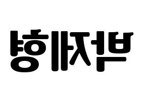 KPOP idol DAY6  Jae (Park Jae-hyung, Jae) Printable Hangul name fan sign, fanboard resources for light sticks Reversed