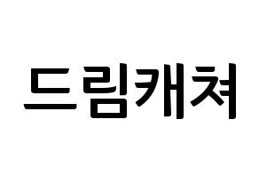 KPOP idol Dreamcatcher Printable Hangul fan sign & fan board resources Normal