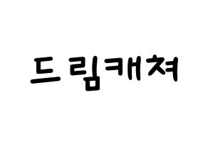 KPOP idol Dreamcatcher Printable Hangul Fansign concert board resources Normal