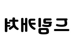 KPOP idol Dreamcatcher Printable Hangul fan sign & concert board resources Reversed