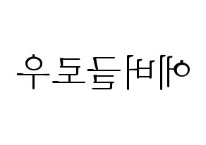 KPOP idol Everglow Printable Hangul fan sign & concert board resources Reversed