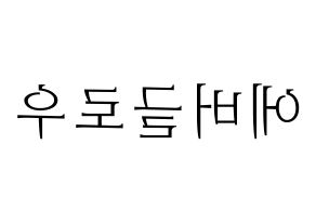 KPOP idol Everglow Printable Hangul fan sign & concert board resources Reversed