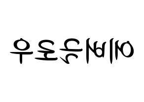 KPOP idol Everglow Printable Hangul fan sign, concert board resources for light sticks Reversed