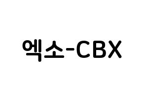 KPOP idol EXO-CBX How to write name in English Normal