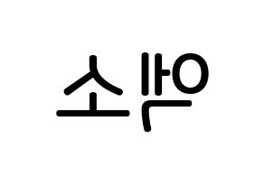 KPOP idol EXO Printable Hangul Fansign Fanboard resources Reversed