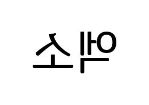 KPOP idol EXO Printable Hangul fan sign, fanboard resources for LED Reversed