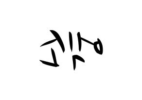 KPOP idol EXO Printable Hangul fan sign, concert board resources for light sticks Reversed