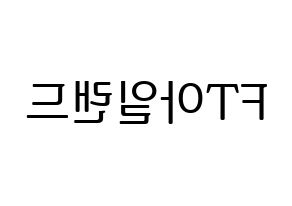 KPOP idol FTISLAND Printable Hangul fan sign, fanboard resources for LED Reversed