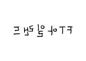 KPOP idol FTISLAND Printable Hangul fan sign & fan board resources Reversed
