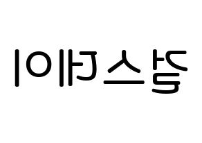 KPOP idol Girl's Day Printable Hangul Fansign Fanboard resources Reversed