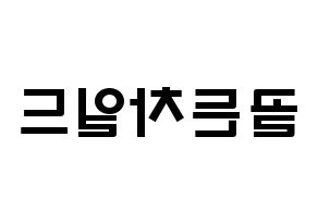 KPOP idol Golden Child Printable Hangul fan sign & concert board resources Reversed